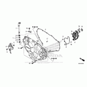 Схема вузла: Right Crankcase Cover (1) для Honda CRF1000 Africa Twin