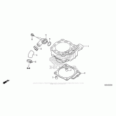 Схема вузла: Cylinder для Honda CRF450 CRF450R