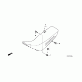 Схема вузла: Сидіння для Honda CRF230 CRF230F