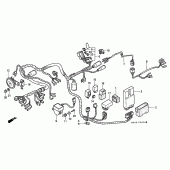 Схема вузла: Електрообладнання для Honda GL1500 F6C