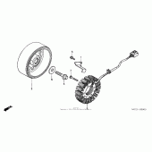 Схема вузла: Генератор для Honda CBR600 CBR600RR