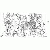 Схема вузла: Карбюратор для Honda CRF250 CRF250X