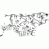 Схема вузла: Електрообладнання для Honda NT650 Hawk GT