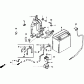 Схема вузла: Акумулятор для Honda ST1100 Pan-European
