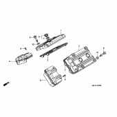 Схема узла: Клапанная крышка для Honda ST1100 Pan-European