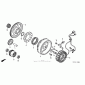 Схема вузла: Генератор для Honda VTX1800