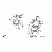 Схема узла: Cowl pocket для Honda ST1300 Pan-European