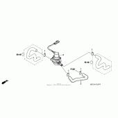 Схема вузла: Air injection valve для Honda NRX1800 Valkyrie Rune