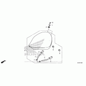 Схема вузла: Single Seat для Honda CMX300 Rebel