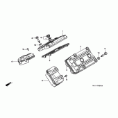 Схема узла: Клапанная крышка для Honda ST1100 Pan-European