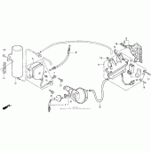 Схема узла: Cruise valve для Honda GL1500 Gold Wing Aspencade