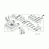 Схема вузла: Інструмент для Honda GL1500 Gold Wing Aspencade