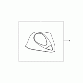 Схема вузла: Center * cr plate * для Honda NSA700 DN-01