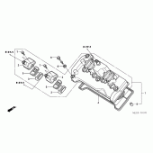 Схема вузла: Клапанна кришка для Honda CBR600 CBR600RR