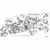 Схема вузла: Електрообладнання для Honda NC700