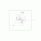 Схема вузла: Lower cowl durango red metallic для Honda VTX1800