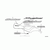 Схема узла: Emblem (2) для Honda VT750 Shadow Spirit