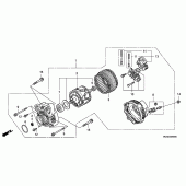 Схема узла: Генератор для Honda GL1800 Gold Wing