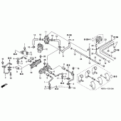 Схема вузла: Вакуумні шланги для Honda GL1500 Valkyrie