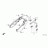 Схема узла: Задний обтекатель для Honda CB1100 CB1100SF X11