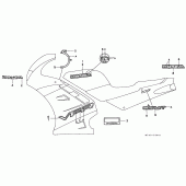 Схема вузла: Stripe / mark (2) для Honda VFR750F Interceptor