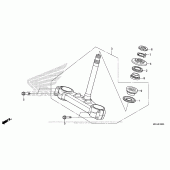 Схема вузла: Рульова траверса для Honda VFR1200 Crosstourer