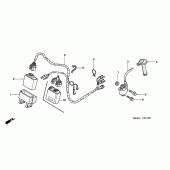 Схема вузла: Електрообладнання (CRF450R2,3,4,5,6,7) для Honda CRF450 CRF450R