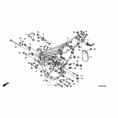 Схема вузла: Рама для Honda CRF230 CRF230L