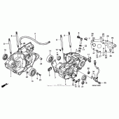 Схема вузла: Картер двигуна для Honda CRF450 CRF450R