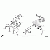 Схема вузла: Sub Harness + Ignition Coil для Honda CB1100