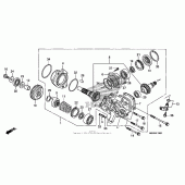 Схема вузла: Side gear case для Honda NT700 NT700V