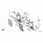 Схема вузла: Радіатор для Honda CRF150 CRF150RB