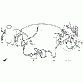 Схема узла: Cruise valve для Honda GL1500 Gold Wing Special Edition
