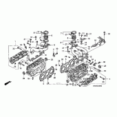 Схема узла: Цилиндр для Honda GL1500 Gold Wing Aspencade