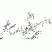 Схема вузла: Вихлопна система для Honda ST1100 Pan-European
