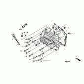 Схема вузла: Права кришка картера для Honda CRF230 CRF230L