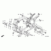 Схема вузла: Рама для Honda VTX1800