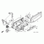 Схема вузла: Акумулятор для Honda XR650
