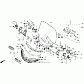 Схема узла: Windscreen (se) для Honda GL1500 Gold Wing Special Edition