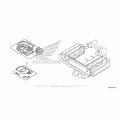 Схема вузла: Комплект прокладок А для Honda GL1800 Gold Wing F6B Bagger