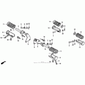 Схема вузла: Vt1100c2step для Honda VT1100 Shadow ACE