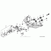 Схема вузла: Задній ліхтар (Стоп-сигнал) для Honda VFR800 Interceptor