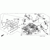 Схема вузла: Дросельна заслонка (ASSY.) Для Honda VFR800 VFR