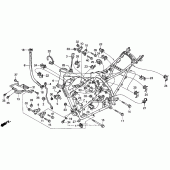 Схема узла: Рама для Honda XR650