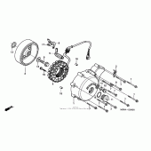 Схема вузла: Генератор для Honda VT600 Shadow VLX