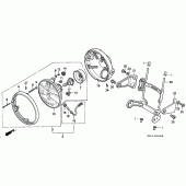 Схема вузла: Фара для Honda CB1000 CB1000F