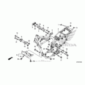 Схема узла: Рама для Honda CRF150 CRF150F
