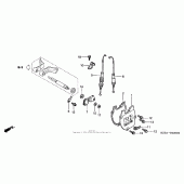 Схема узла: Exhaust valve (`02-`04) для Honda CR250