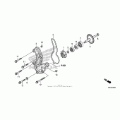 Схема вузла: Водяний насос для Honda CRF150 CRF150RB