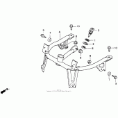 Схема вузла: Cowl stay для Honda GL1500 Gold Wing Interstate